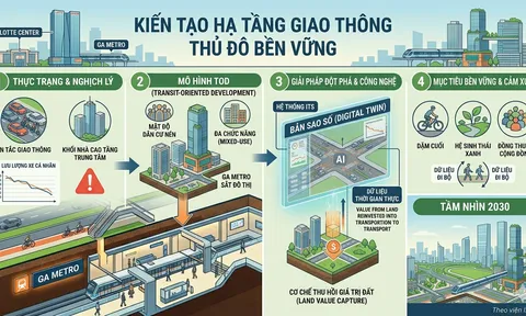 Giải bài toán ùn tắc giao thông Thủ đô: Từ mô hình TOD đến thực tiễn kiến tạo đô thị bền vững (Bài số 01)
