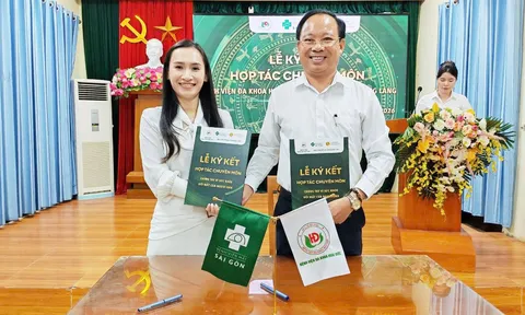 Ký kết hợp tác chuyên môn giữa Mắt Sài Gòn Đường Láng và Bệnh viện Đa khoa Hoài Đức: Nâng tầm trải nghiệm chăm sóc nhãn khoa cho người dân